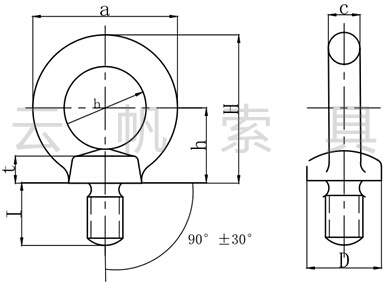 日式JIS1168吊環(huán)螺絲型號(hào)規(guī)格