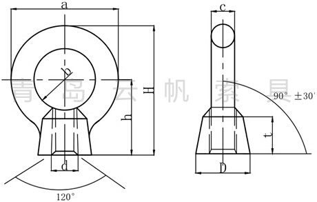 日式JIS1169吊環(huán)螺母型號(hào)規(guī)格