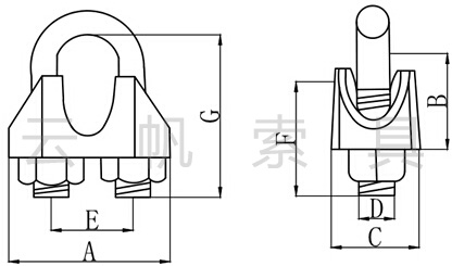 DIN 741 卡頭型號規(guī)格